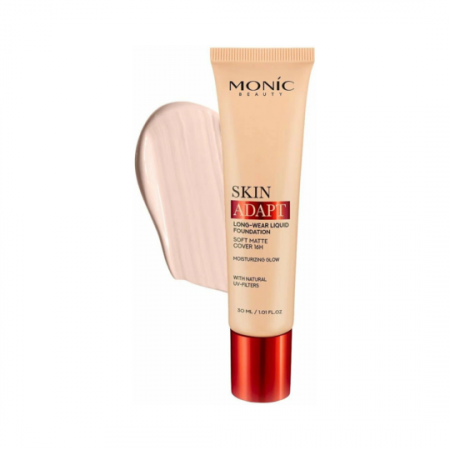 Monic Beauty тональная основа Skin Adapt Soft Matte 30ml №03 Rose Beige