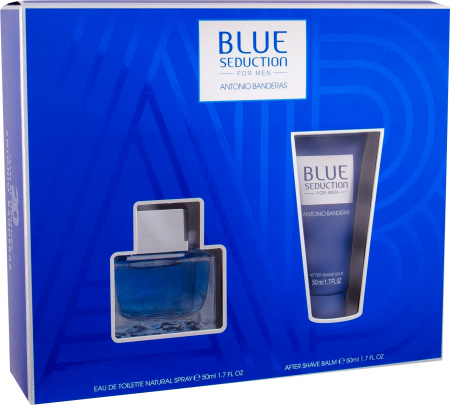 Blue Seduction for Men (набор) set ((т. в.) edt 50ml+(бальзам пос. бритья) a/sh balm 50ml) м