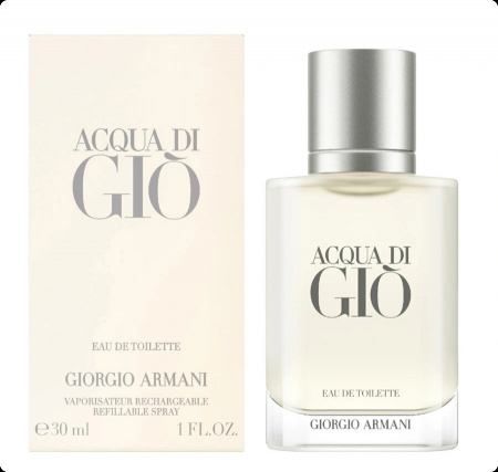 Acqua di Gio pour Homme (т. в.) edt 30ml Refillable м